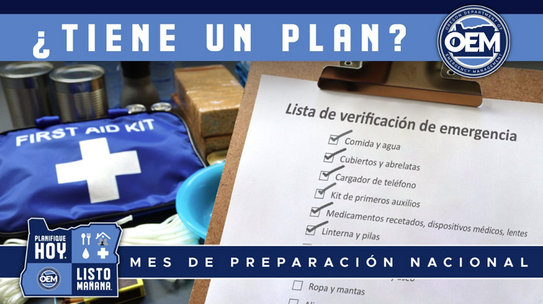 Septiembre es el Mes Nacional de la Preparación, un momento para crear conciencia sobre la preparación para desastres y emergencias antes de que ocurran