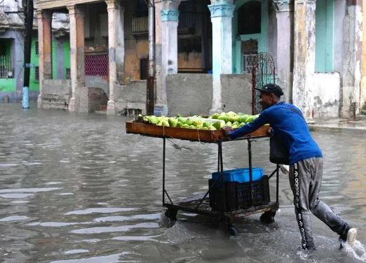 Huracán Idalia causa inundaciones en Cuba