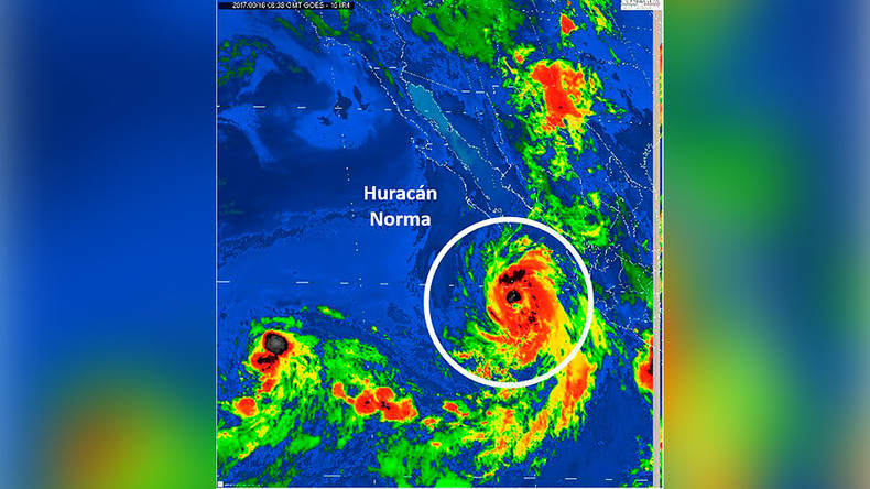 Tormenta tropical Norma puede convertirse en un huracán Categoría 3 antes de golpear Los Cabos