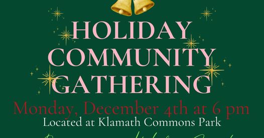 Klamath Basin News, lunes 4 de diciembre: iluminación del árbol navideño en el centro programada para esta noche en Klamath Commons, a las 6 p.m.
