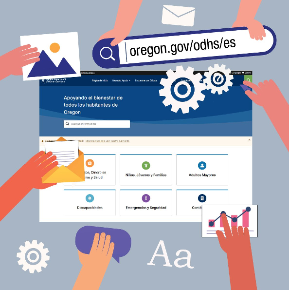 El Departamento de Servicios Humanos de Oregon aumento el contenido de su Sitio Web en Espanol el 23 de enero.