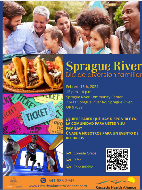 HOY 2/16: El evento de diversión comunitario del Sprague River