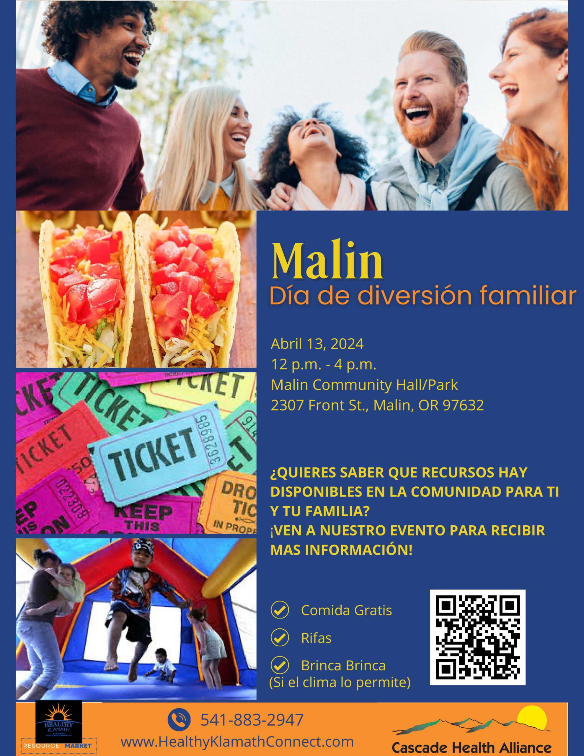 ¡Día de diversión familiar en Malin, 13 de abril!