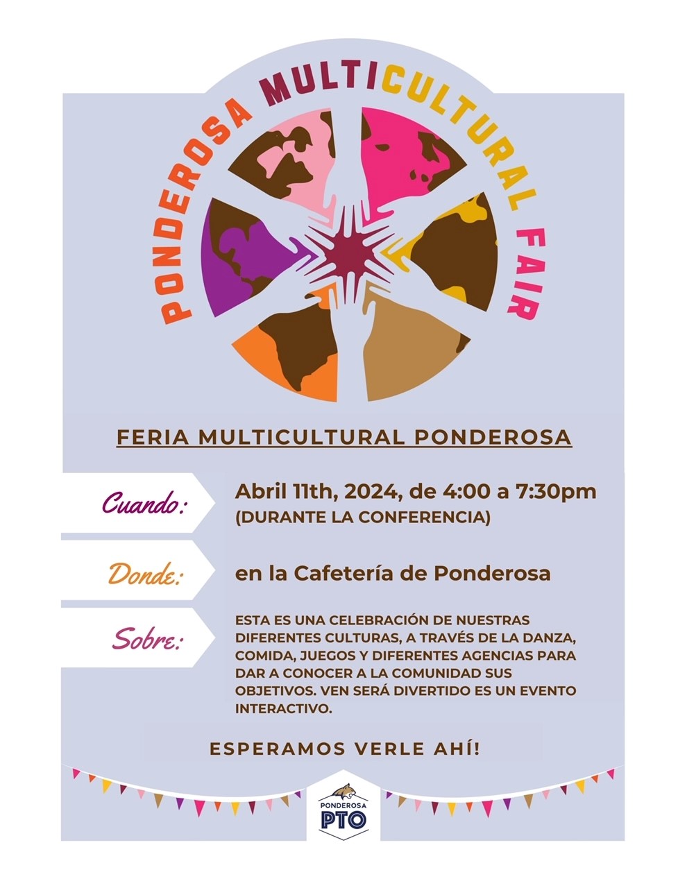 Feria Multicultural Ponderosa, 11 de abril